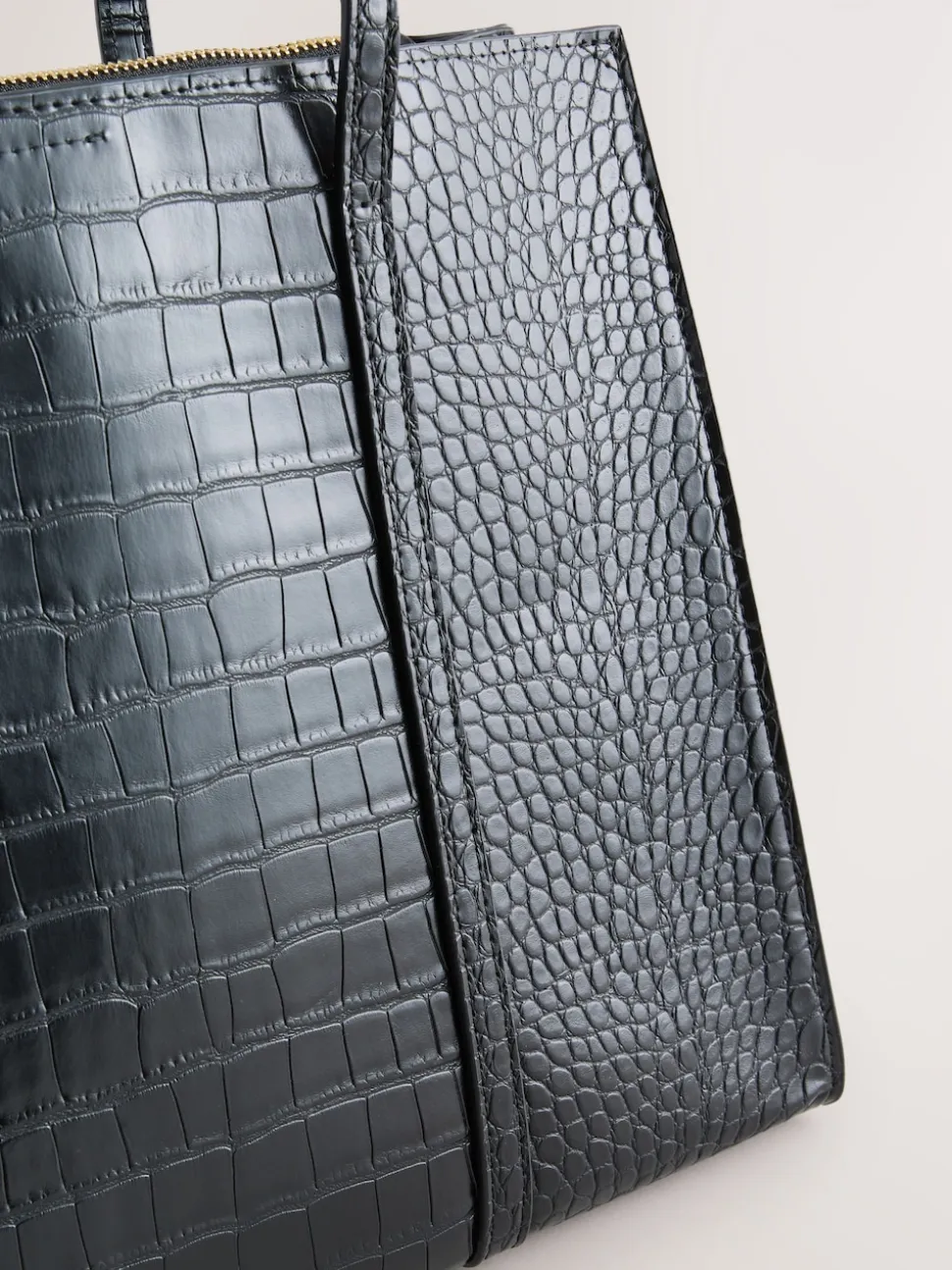 Effet Croc noir - Fourre-tout structuré