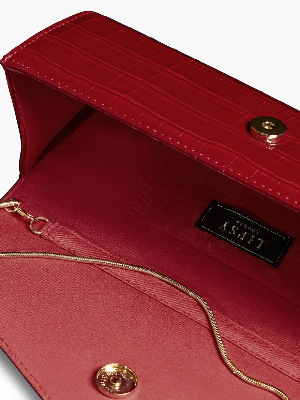 Effet Croc rouge - Pochette Lipsy