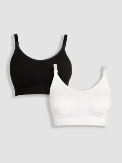 Emma Jane 2-Paquet d'allaitement en coton sans couture Soutiens-gorge