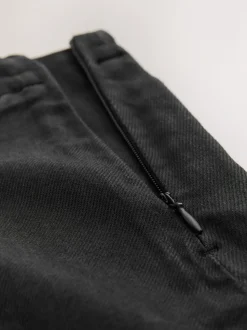 Enduit de noir - Mini jupe Jean