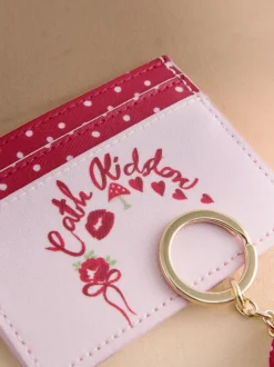 Ensemble cadeau Cath Kidston porte-monnaie et porte-clés
