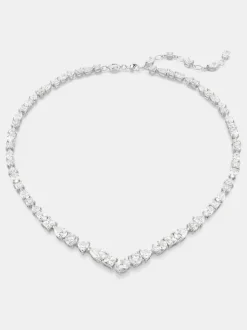 Ensemble de bijoux Swarovski Mesmera en plaqué rhodium à découpes mixtes