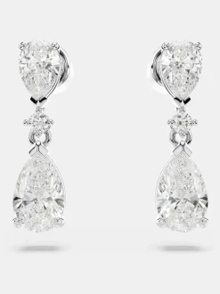 Ensemble de bijoux Swarovski Mesmera en plaqué rhodium à découpes mixtes