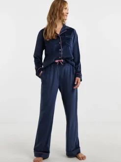Ensemble de Pyjamas JD Williams en velours boutonné