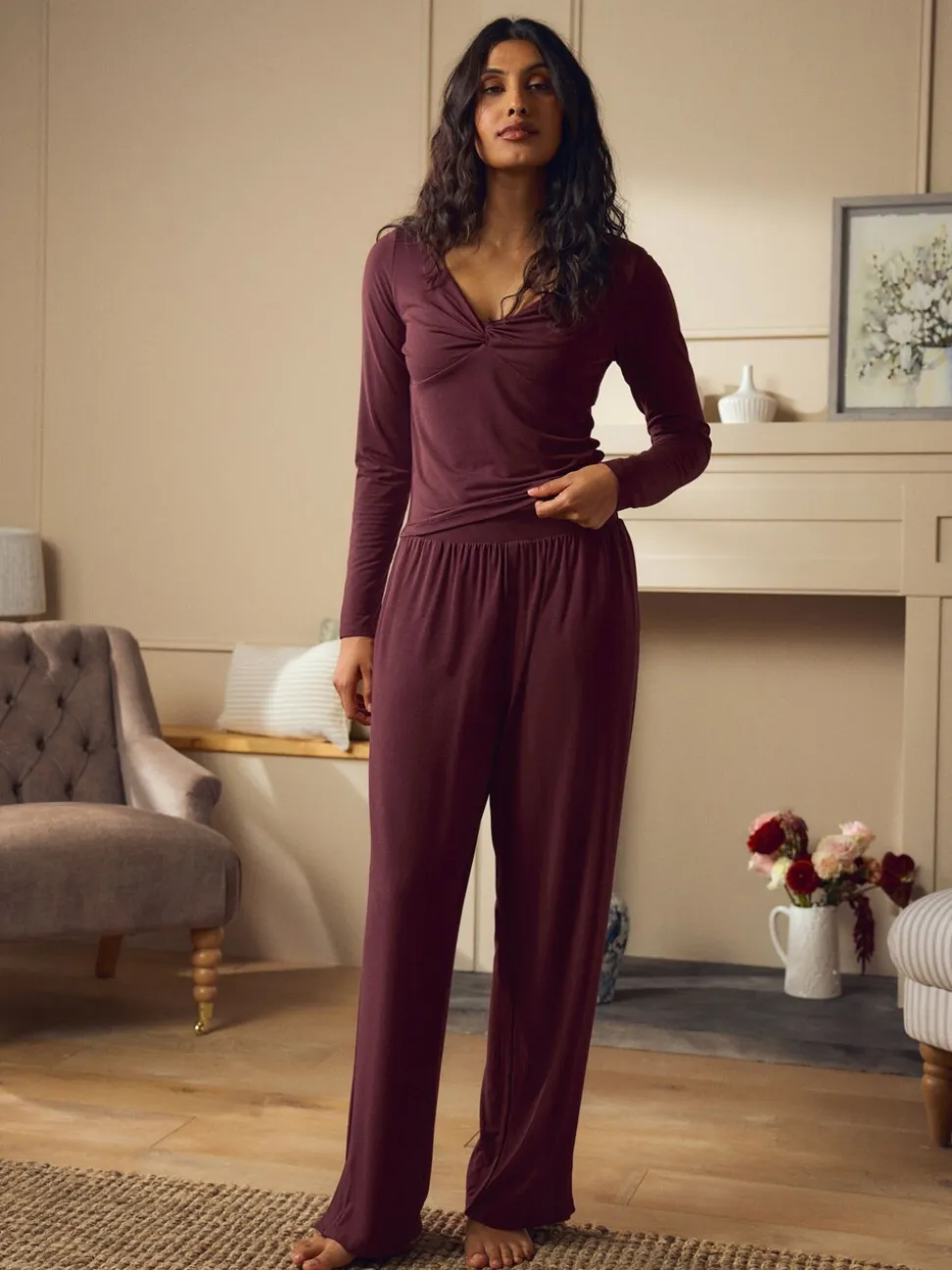 Ensemble Laura Ashley vêtements d’intérieur en modal