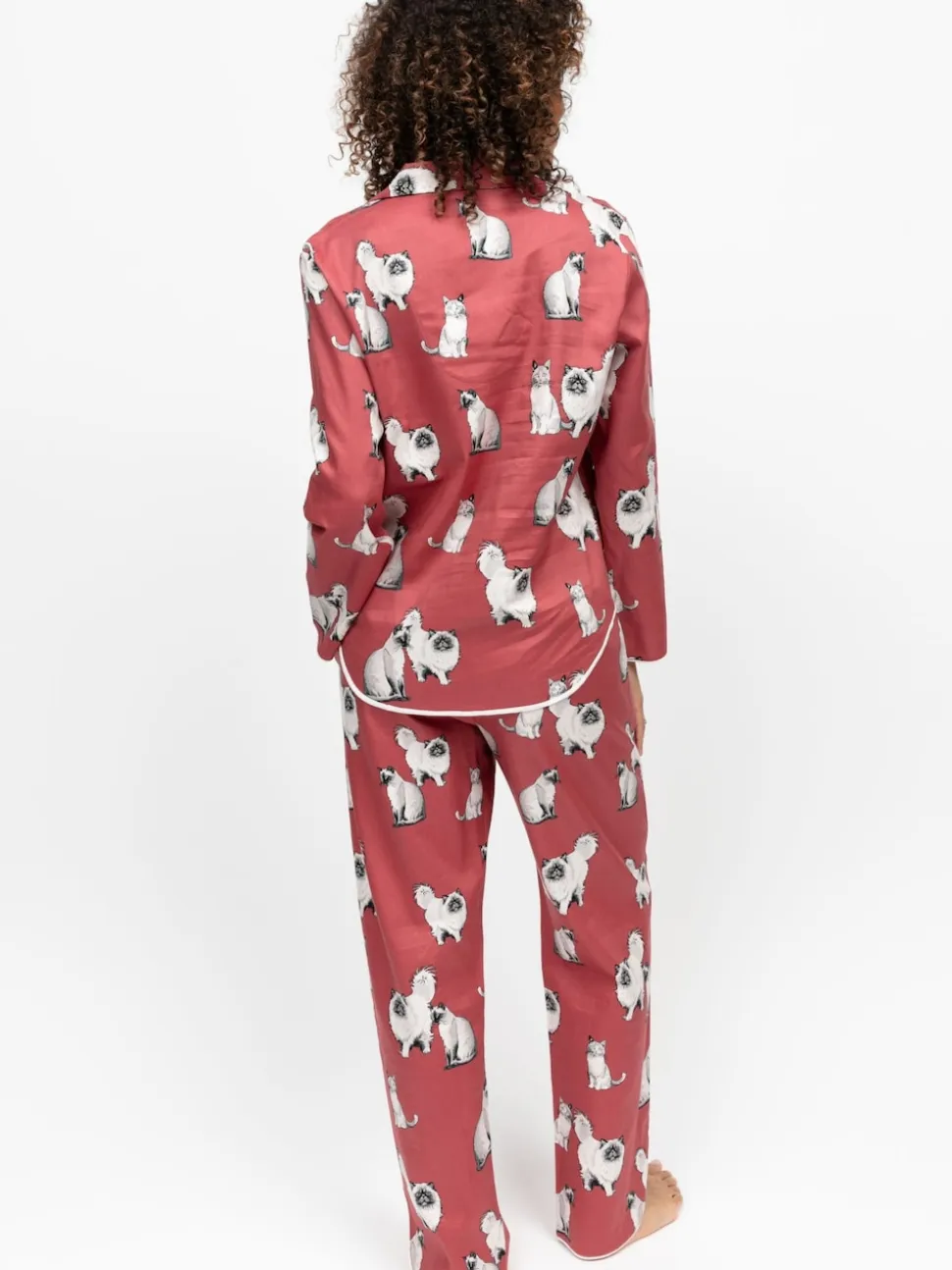 Ensemble pyjama Cyberjammies imprimé chat à manches longues