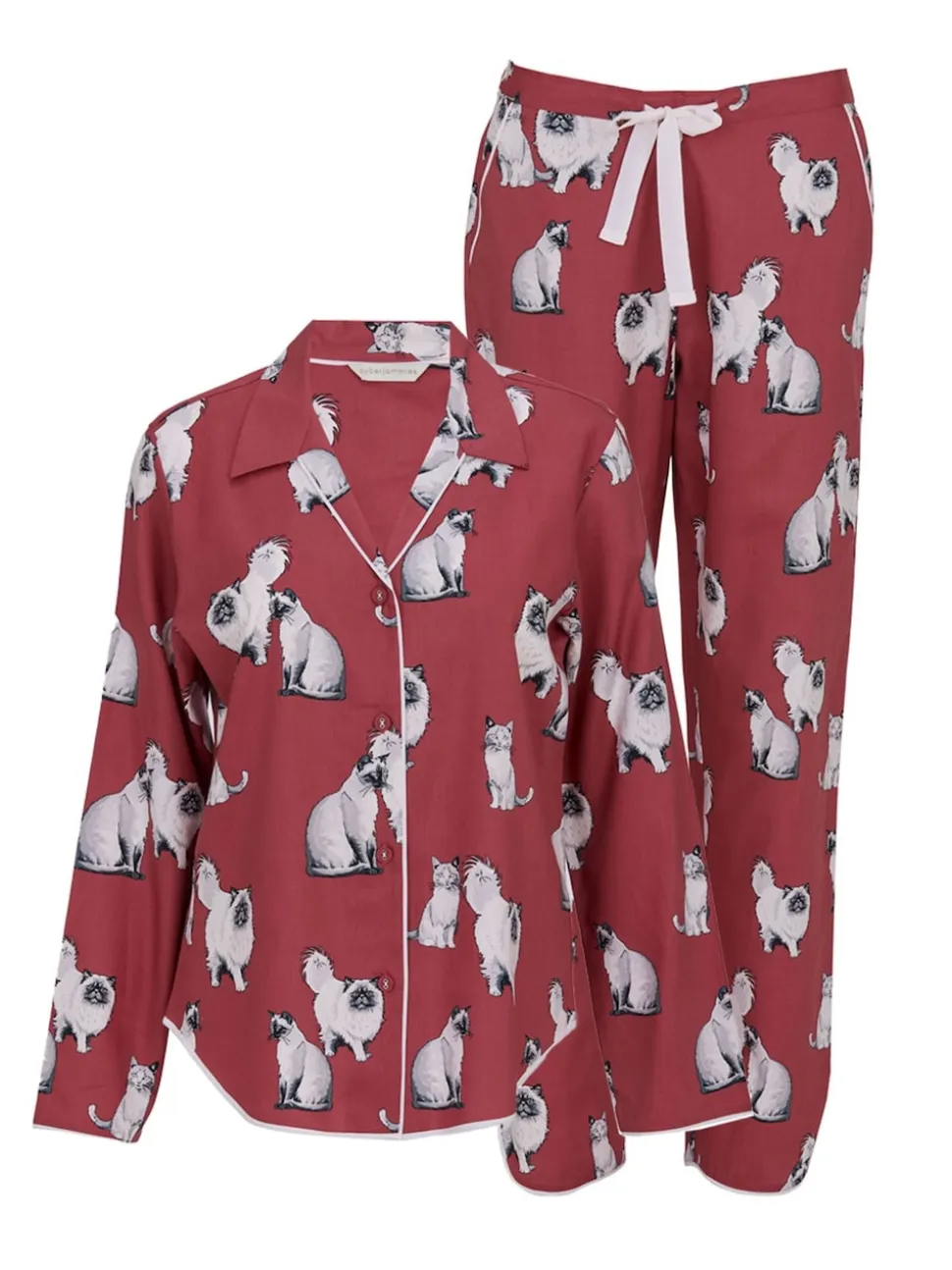 Ensemble pyjama Cyberjammies imprimé chat à manches longues