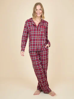 Ensemble pyjama de Noël à carreaux classique JoJo Maman Bébé femme
