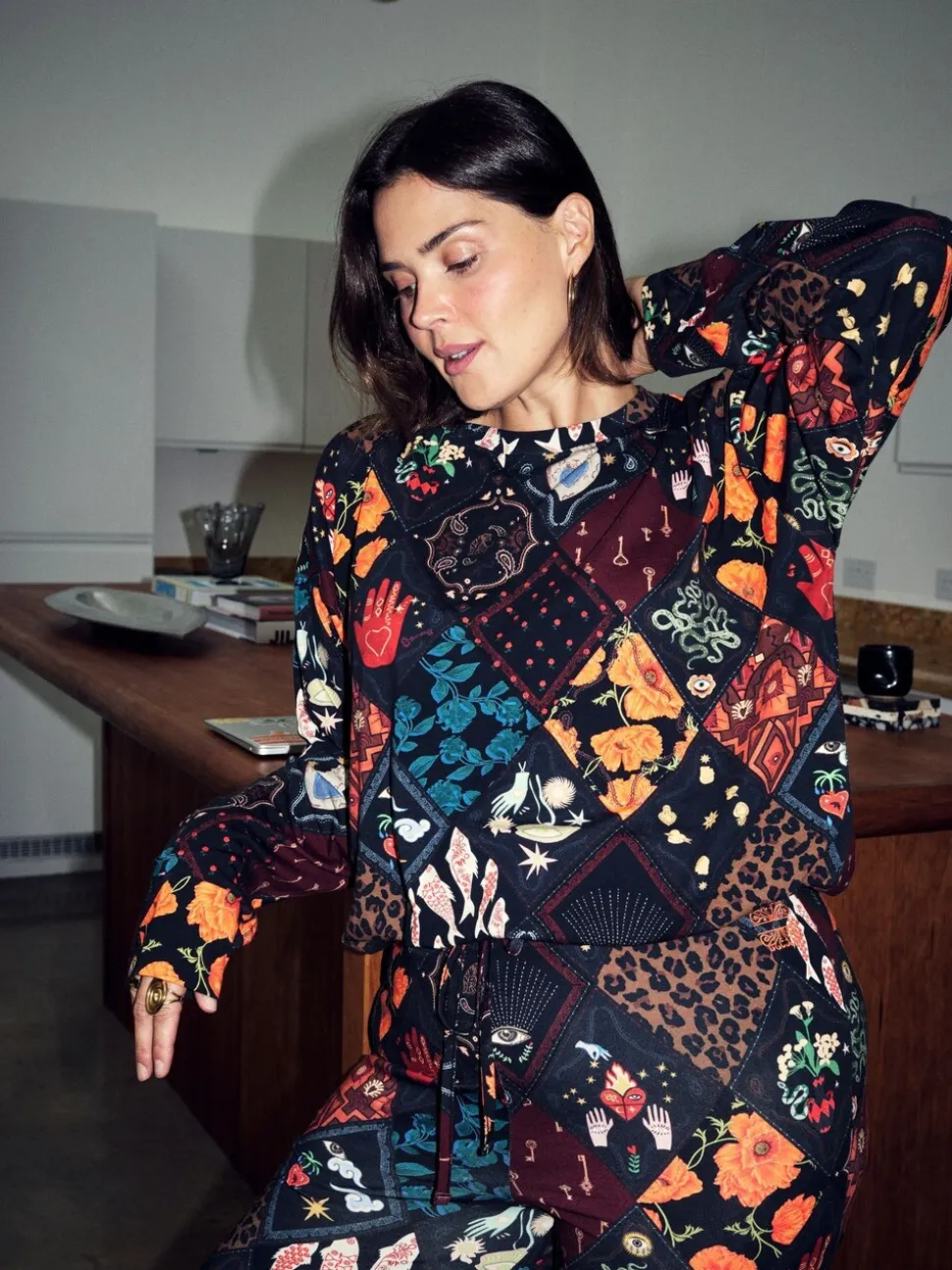 Ensemble pyjama Never Fully Dressed en coton évasé