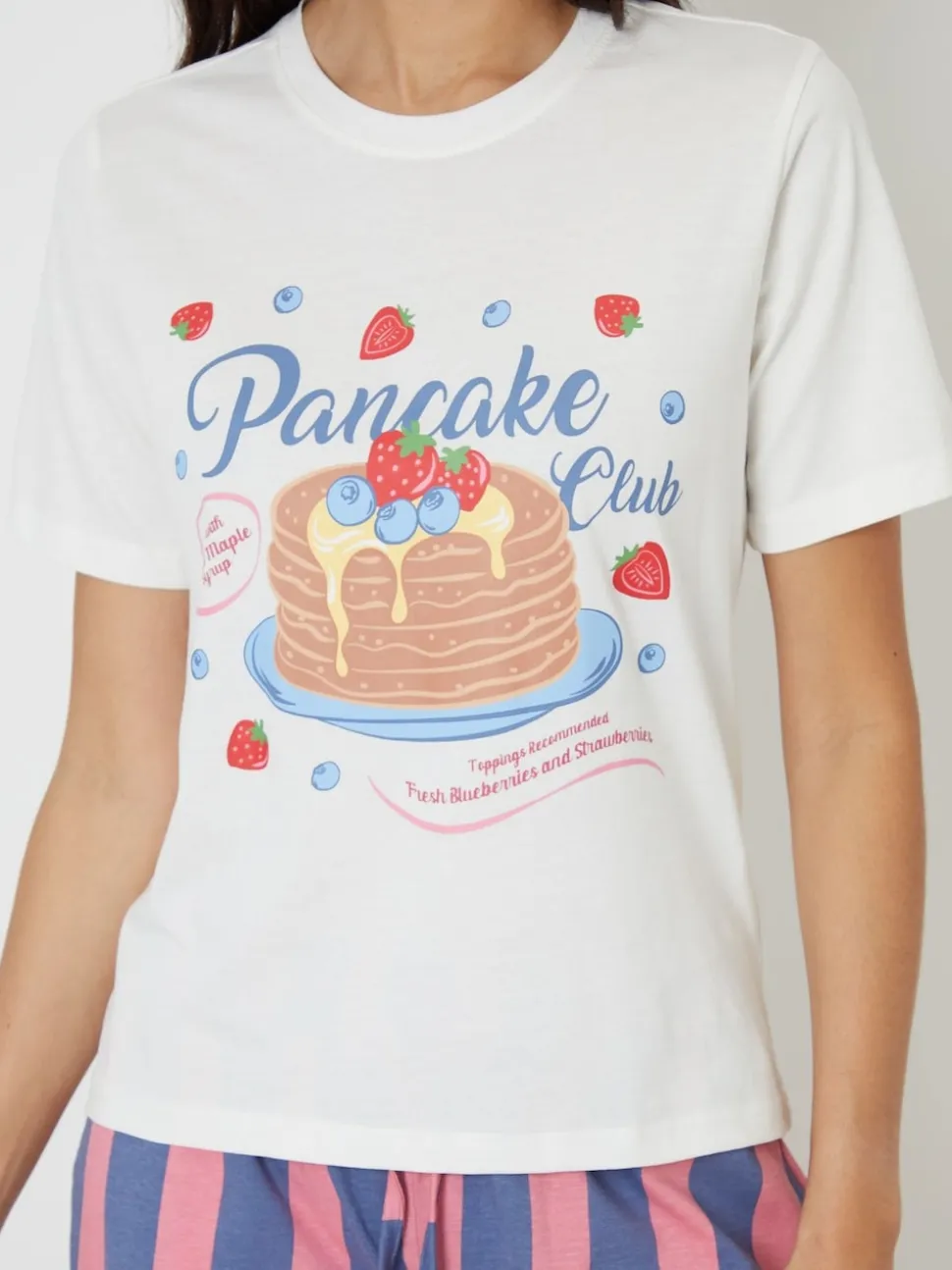 Ensemble pyjama Threadbare à manches courtes imprimé graphique
