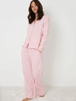 Ensemble pyjama Threadbare à carreaux et manches longues