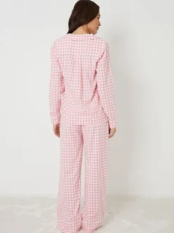 Ensemble pyjama Threadbare à carreaux et manches longues