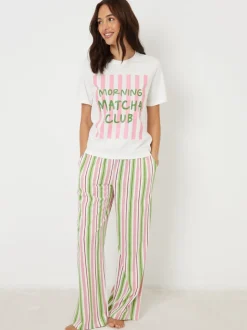 Ensemble pyjama Threadbare à manches courtes imprimé graphique