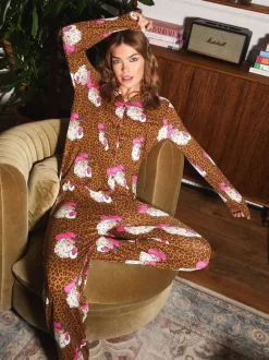 Ensemble pyjama Urban Threads Urban Threads Cowboy Santa marron