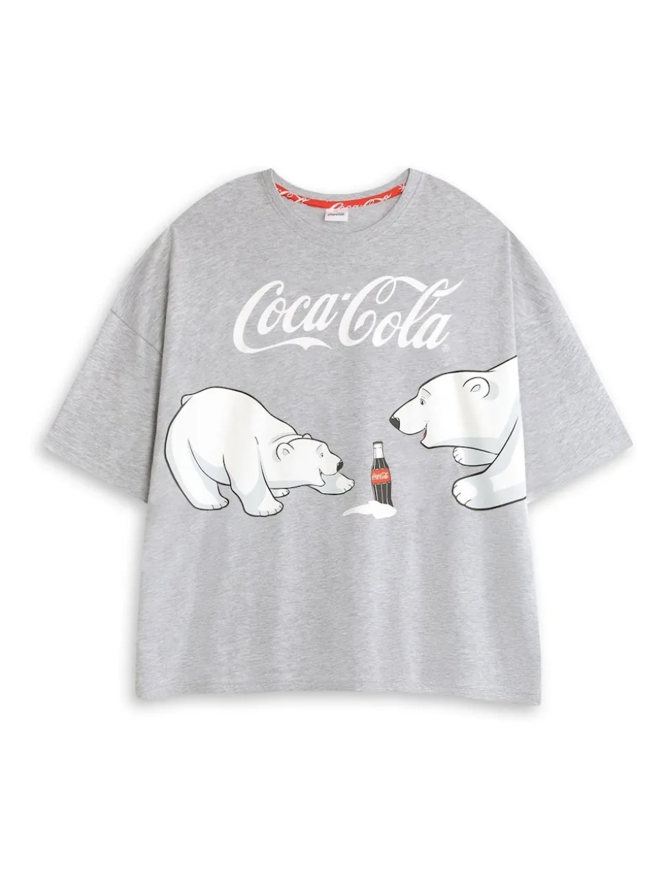 Ensemble pyjama Vanilla Underground Coca Cola à logo, manches courtes et jambes longues