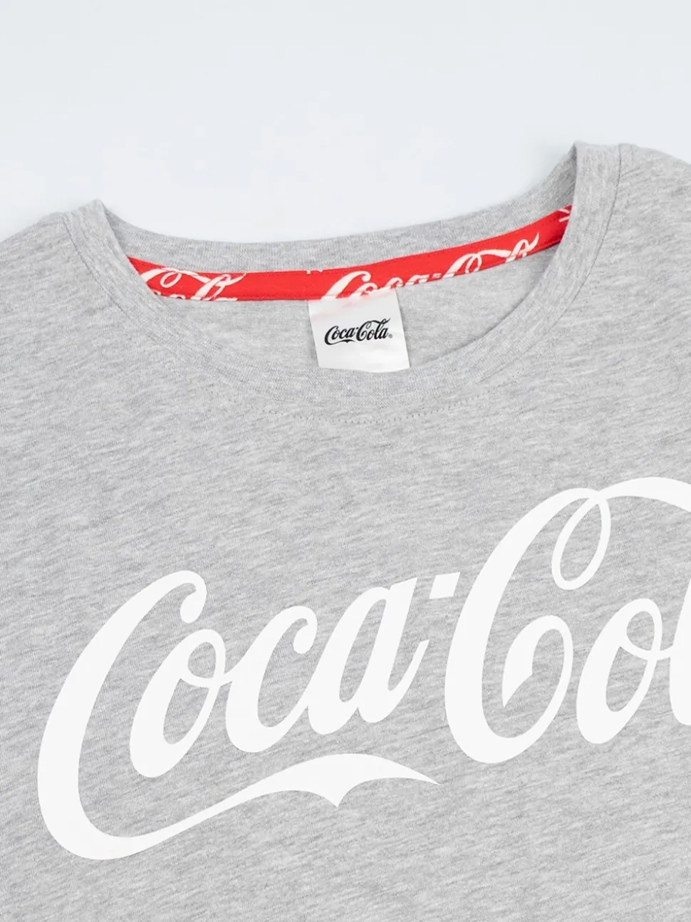 Ensemble pyjama Vanilla Underground Coca Cola à logo, manches courtes et jambes longues