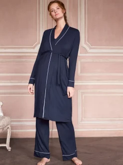 Ensemble Seraphine Grossesse et Allaitement Vêtements de nuit 3 Pieces