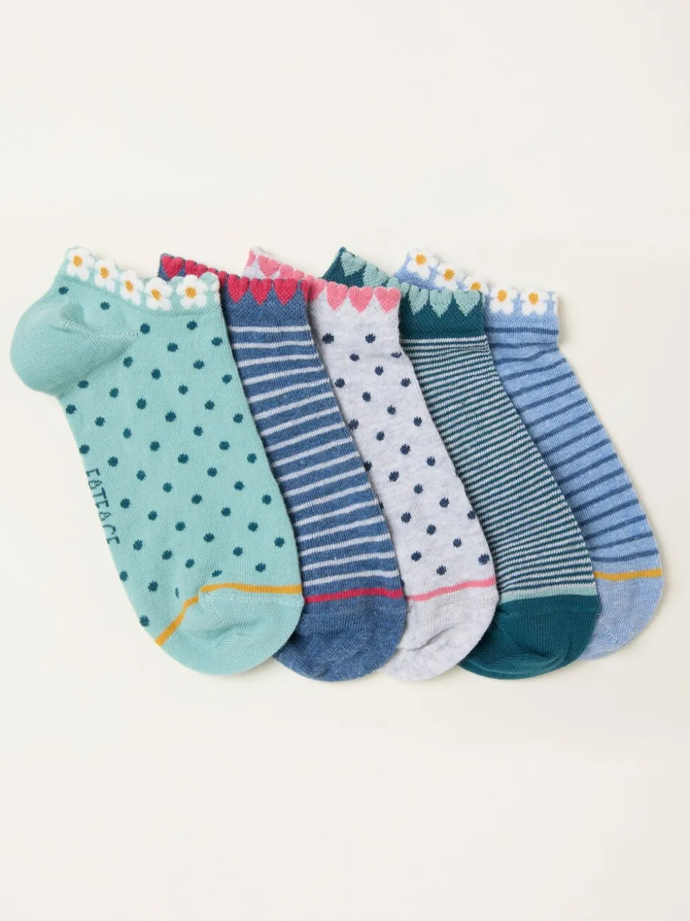 FatFace 5 paires de chaussettes de sport