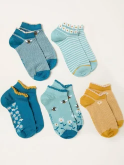 FatFace 5 paires de chaussettes de sport
