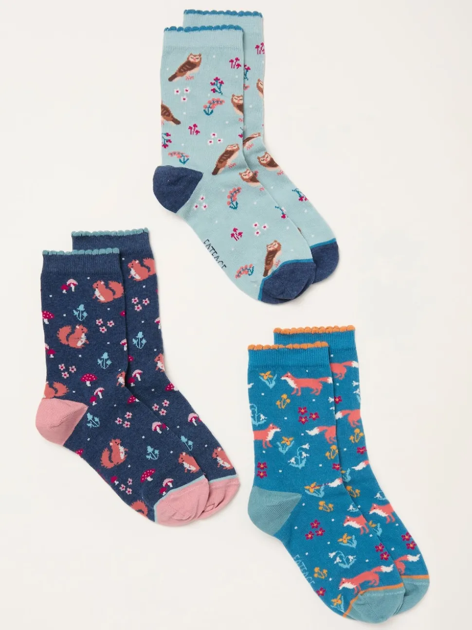 FatFace 3 paires de chaussettes