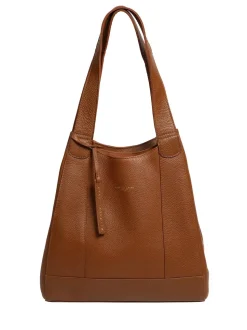 Fauve majoritaire - Sac à main Pure Luxuries London Colette en cuir