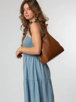 Fauve majoritaire - Sac à main Pure Luxuries London Colette en cuir