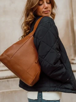Fauve majoritaire - Sac à main Pure Luxuries London Colette en cuir