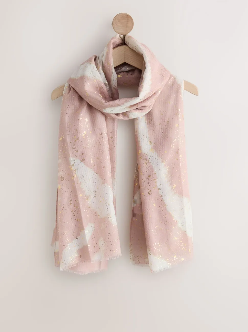 Feuille de marbre rose - Écharpe légère