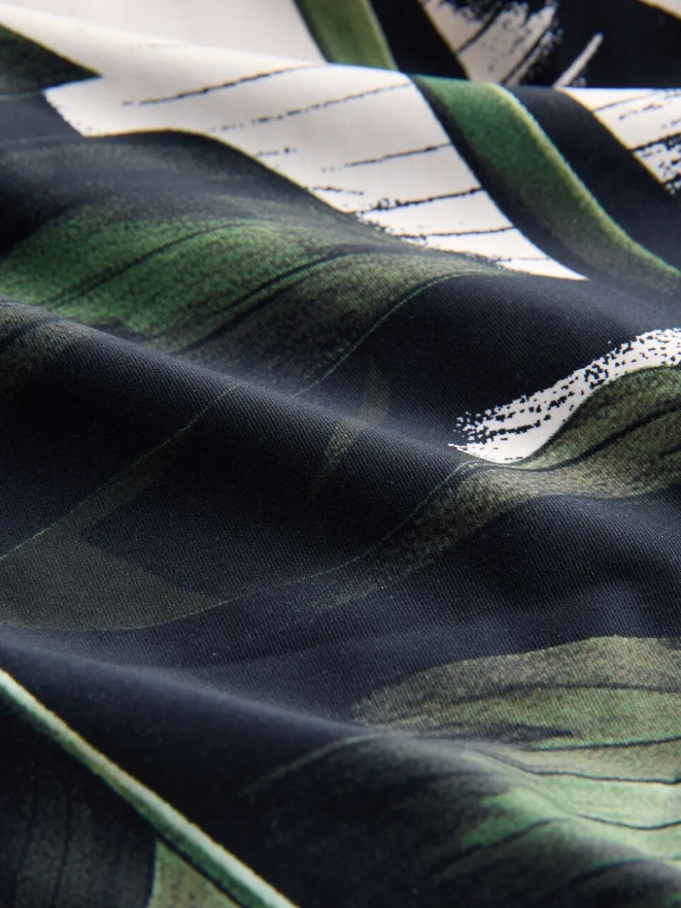 Feuille noire/verte - Maillot de bain gainant pigeonnant