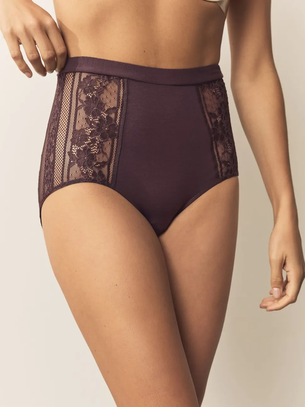 Fleuri - Lot de 3 culottes en modal et dentelle