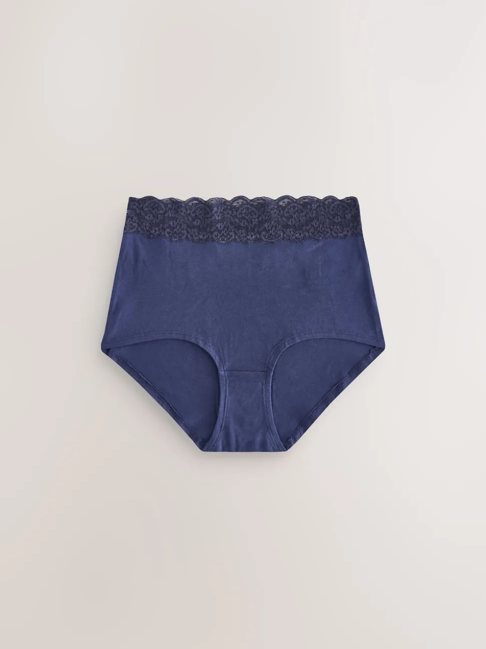 Floral Blue Ditsy - Lot de 4 culottes en coton et dentelle