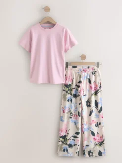 Floral rose - Pyjama à manches courtes