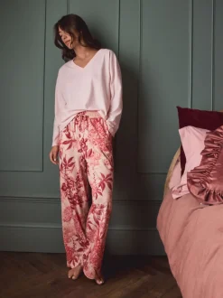 Floral rose - Pyjama Kew Collection à manches longues