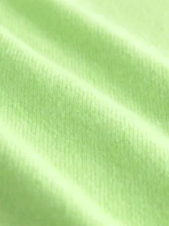 Fluro Vert - Cardigan ajusté ultra-doux à col rond en laine