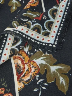 Foulard Monsoon Rosalie carré à imprimé fleuri
