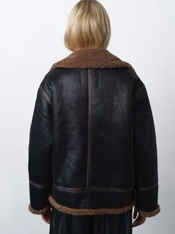 French Connection Veste zippée en suédette