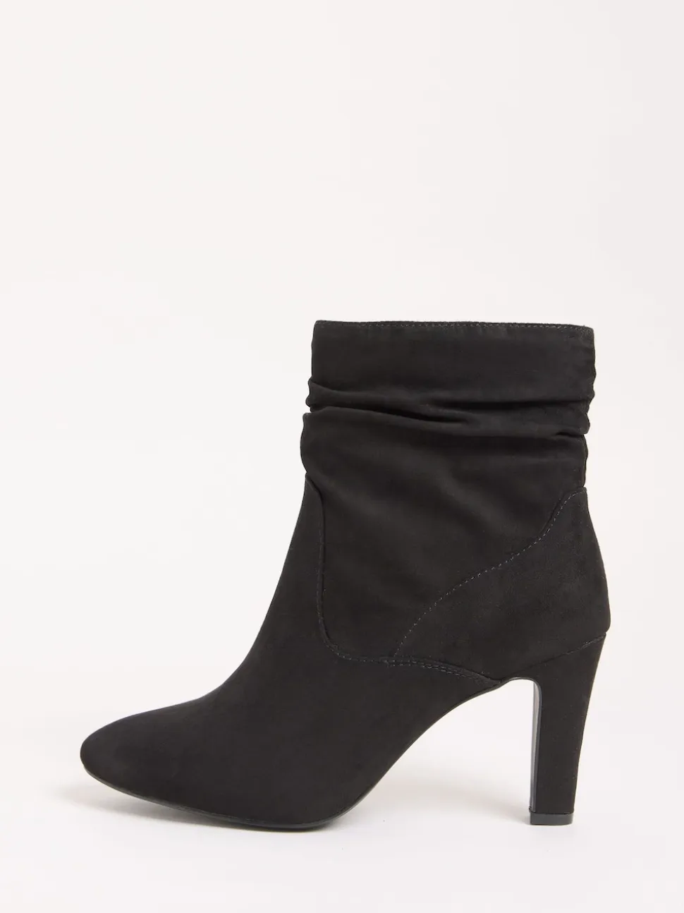 Friends Like These bottines en faux daim froncé à talon moyen