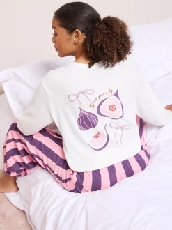 Friends Like These Don’t Give A Fig Pyjama à manches longues