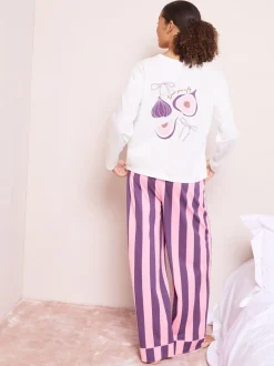Friends Like These Don’t Give A Fig Pyjama à manches longues