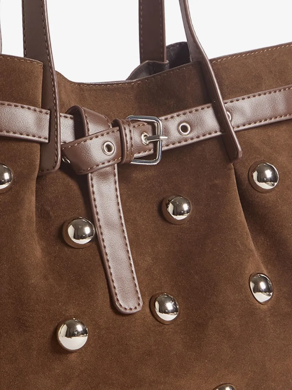 Friends Like These sac cabas clouté en Faux daim