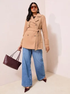 Friends Like These trench douillet mi-long ceinturé