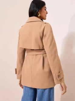 Friends Like These trench douillet mi-long ceinturé