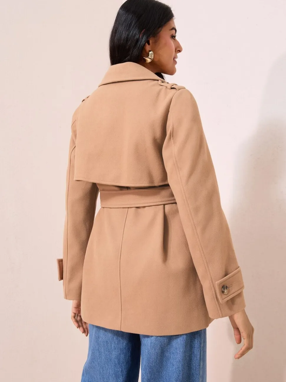 Friends Like These trench douillet mi-long ceinturé