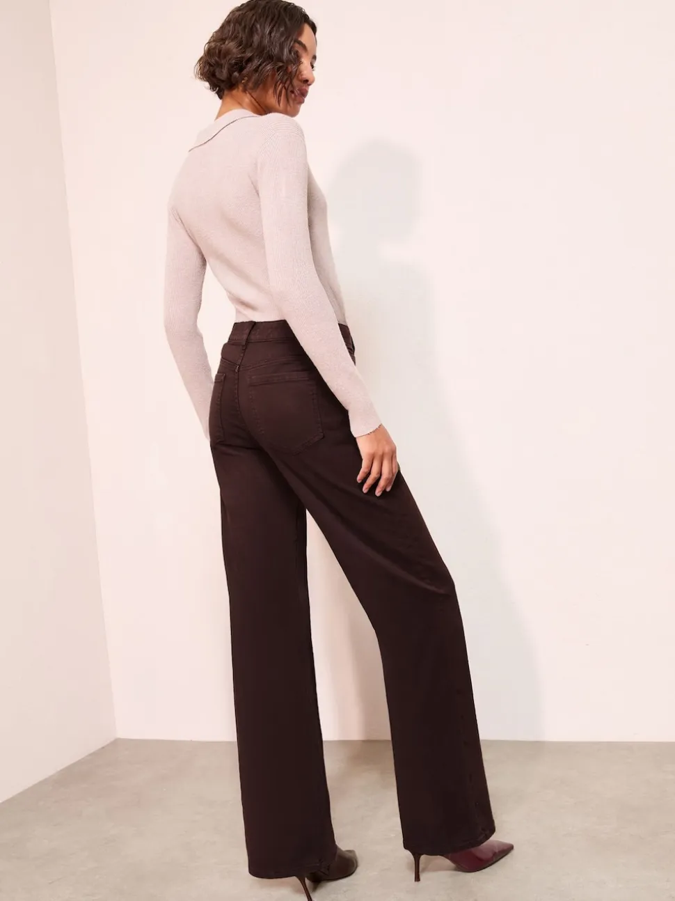 Friends Like These X Lucy Mecklenburgh Petite Jean large décontracté