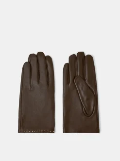 Gants Accessorize en cuir à clous
