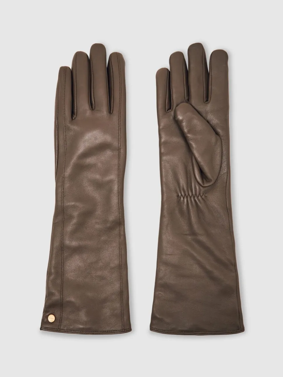 Gants longs en cuir Reiss Iris
