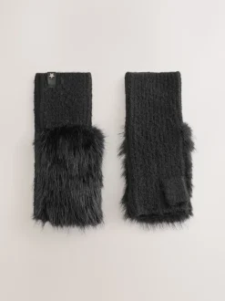 Gants Rockett St George en fausse fourrure