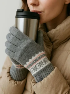 Gants Totes Toasties SmarTouch en maille extensible pour femme