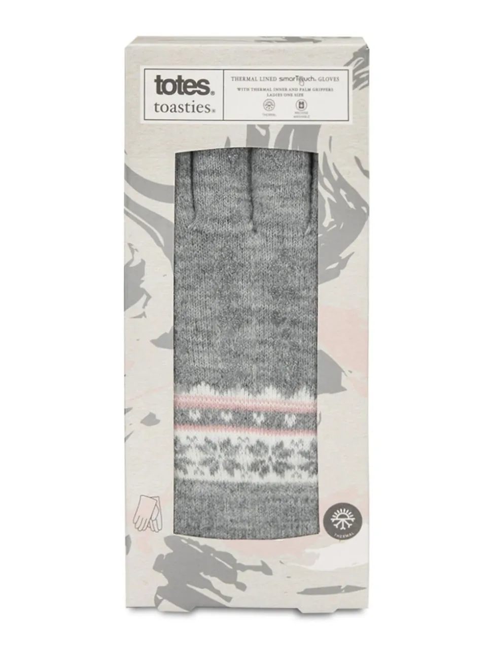 Gants Totes Toasties SmarTouch en maille extensible pour femme