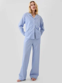 Gap 100% Cotton Poplin Pyjama Top